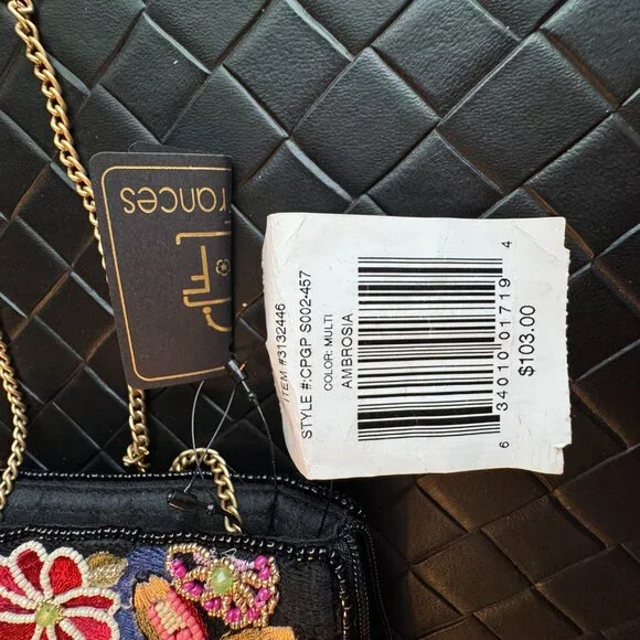 Mary Frances Ambrosia Beaded Crossbody Phone Handbag New with Tags - Picture 3 of 7